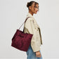 Soren Faux Suede Handbag