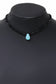 Natural Stone Pendant Glass Beaded Choker Necklace