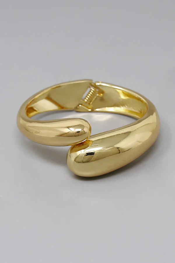 Teardrop Metal Cuff Bracelet