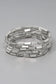 Set of 5 Stretch Metallic Bracelets