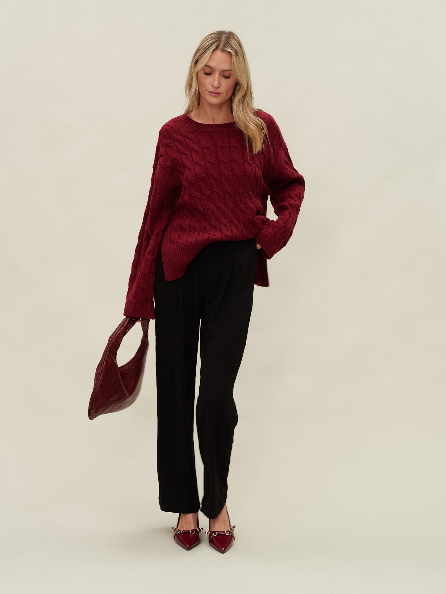 Six Fifty Willow Side Slit Sweater