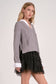 Elan Subtle Sparkle 2 in 1 Sweater