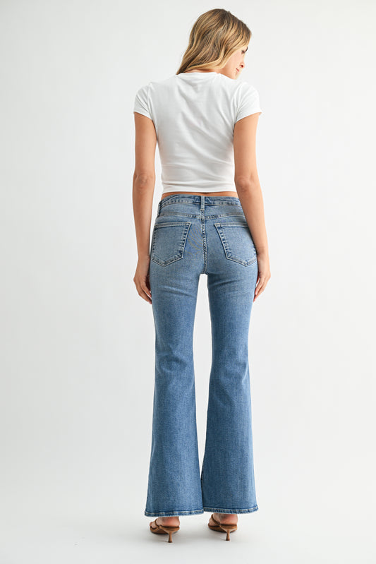 Just Black Super Stretch Flare Denim