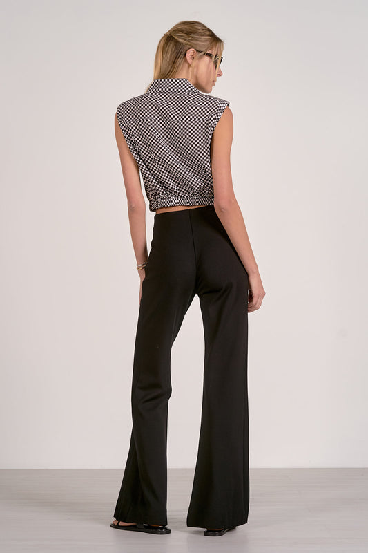 Elan Black Flair Perfect Pants