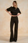 Elan Black Flair Perfect Pants