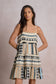 Elan Aztec Print Mini Dress