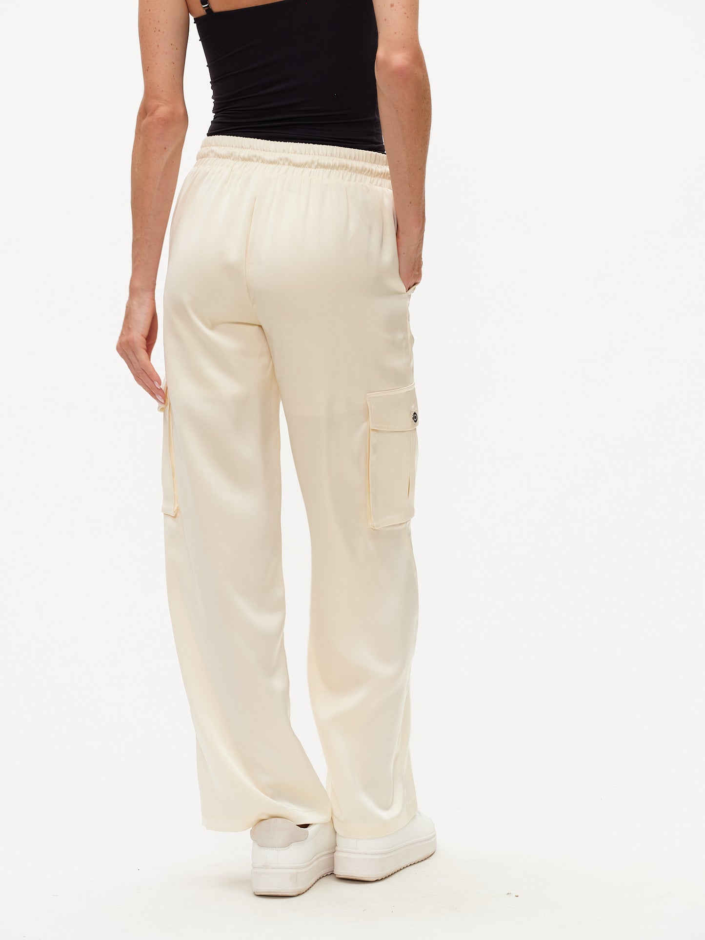 Six Fifty Elsa Satin Cargo Pants