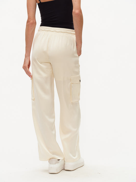 Six Fifty Elsa Satin Cargo Pants