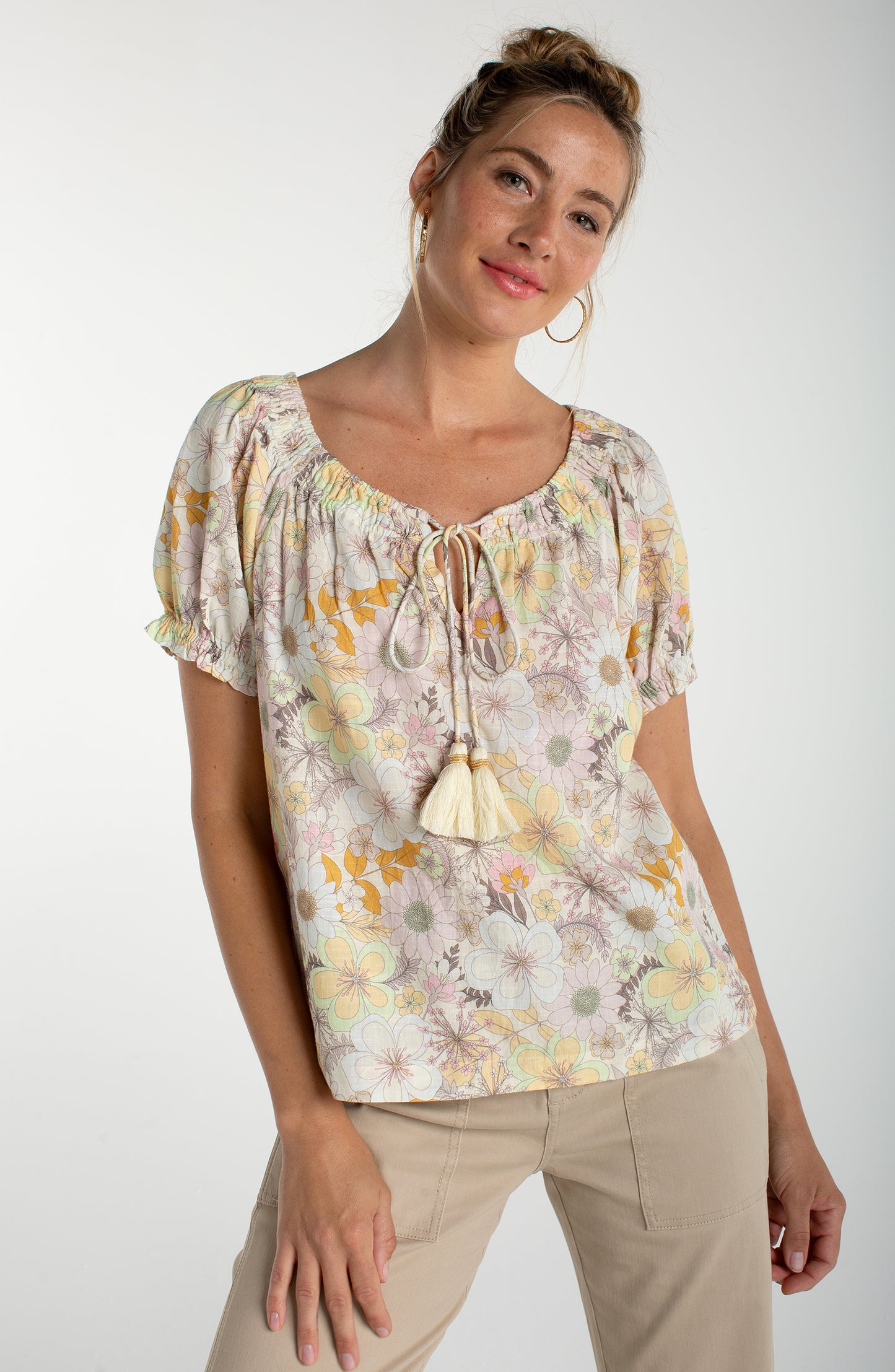 Liverpool Free and Floral Top