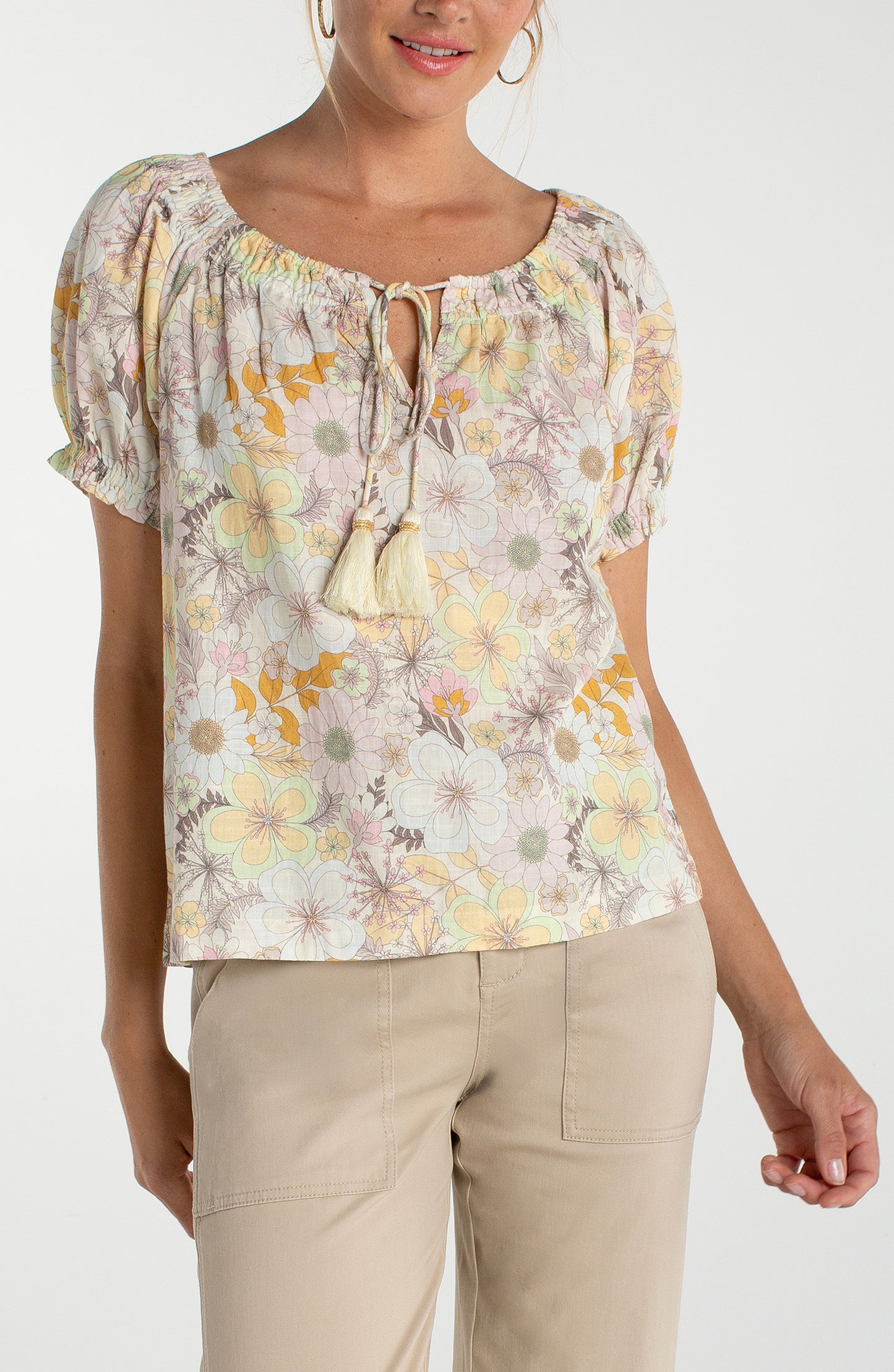 Liverpool Free and Floral Top