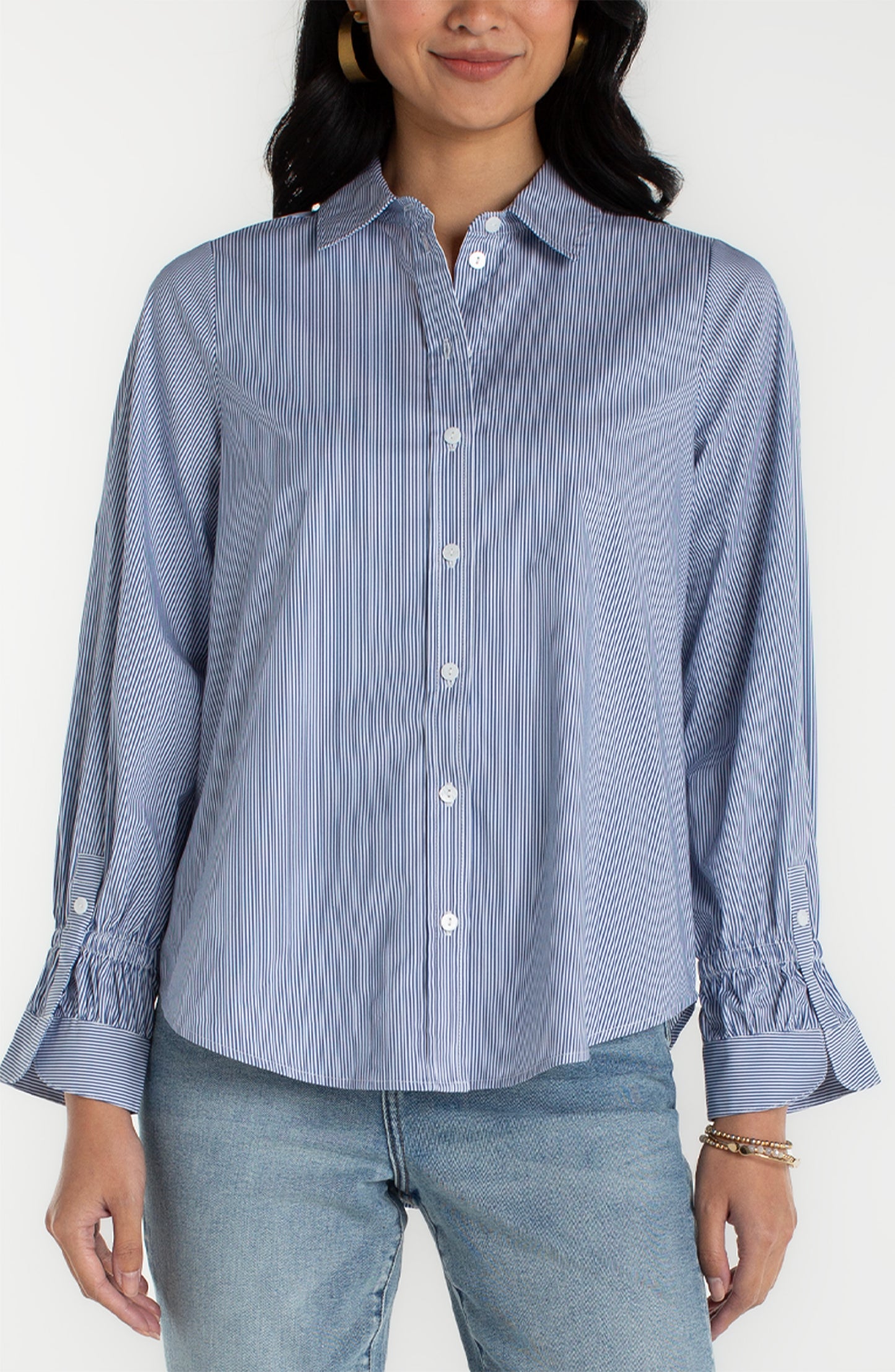 Liverpool Pinstripe Perfect Top