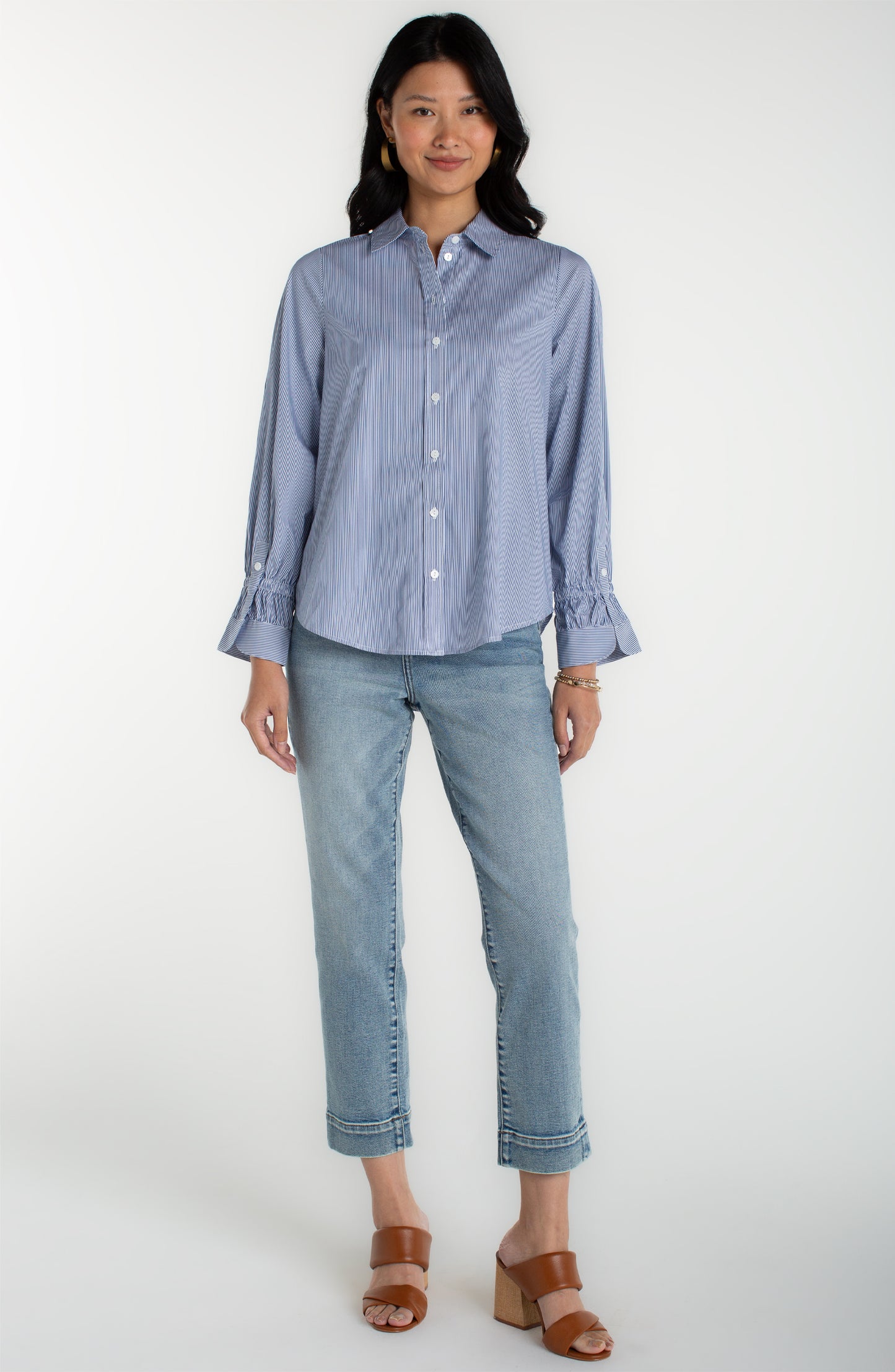 Liverpool Pinstripe Perfect Top