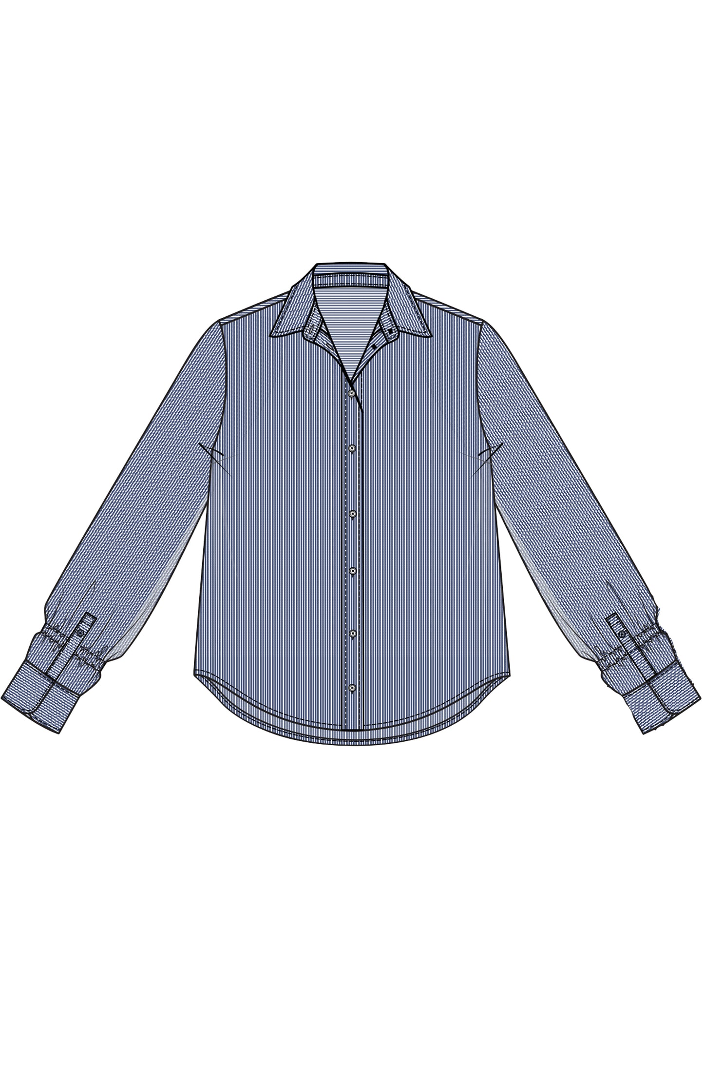 Liverpool Pinstripe Perfect Top