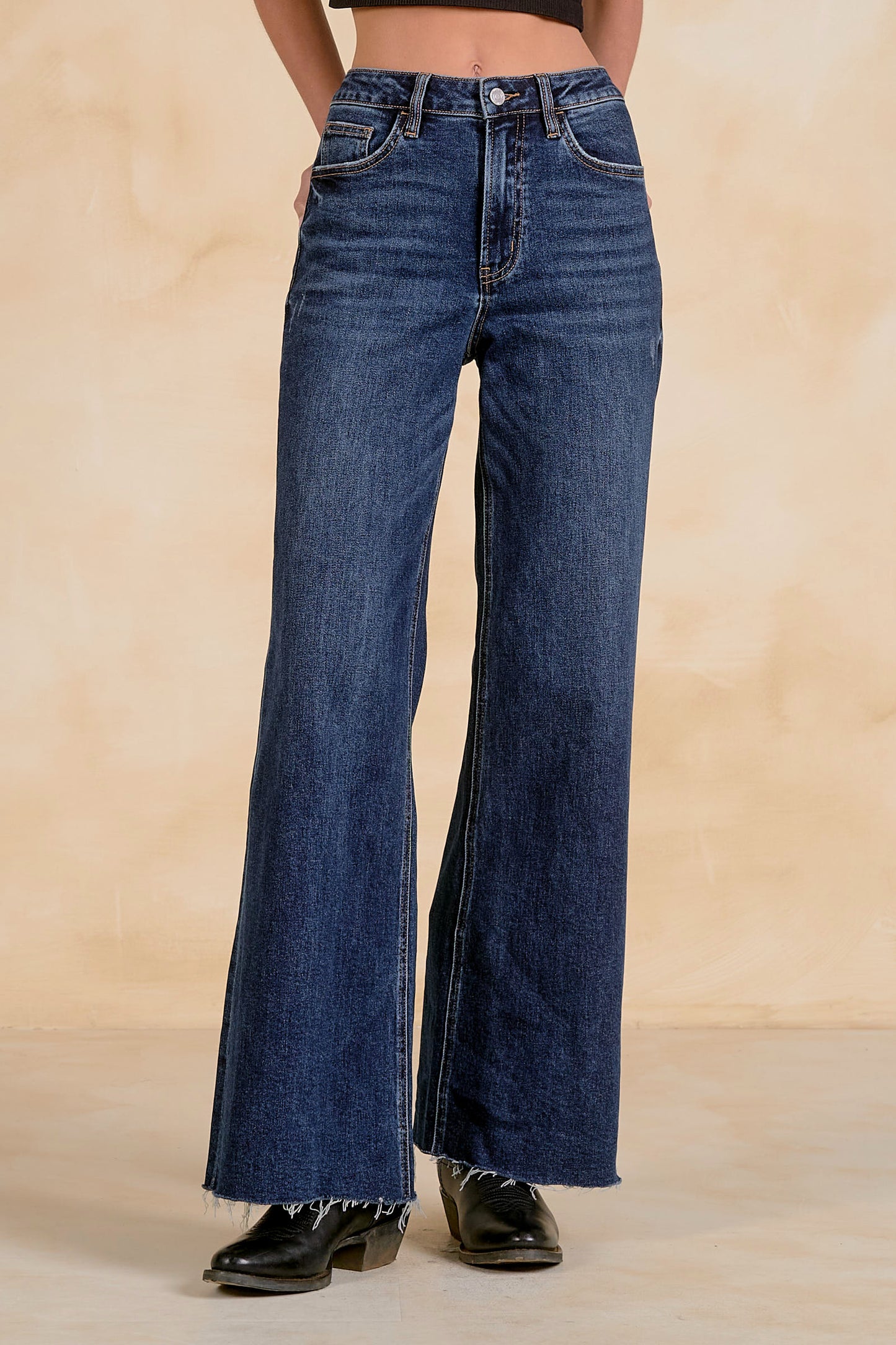 Elan Wide Leg Juniper Denim