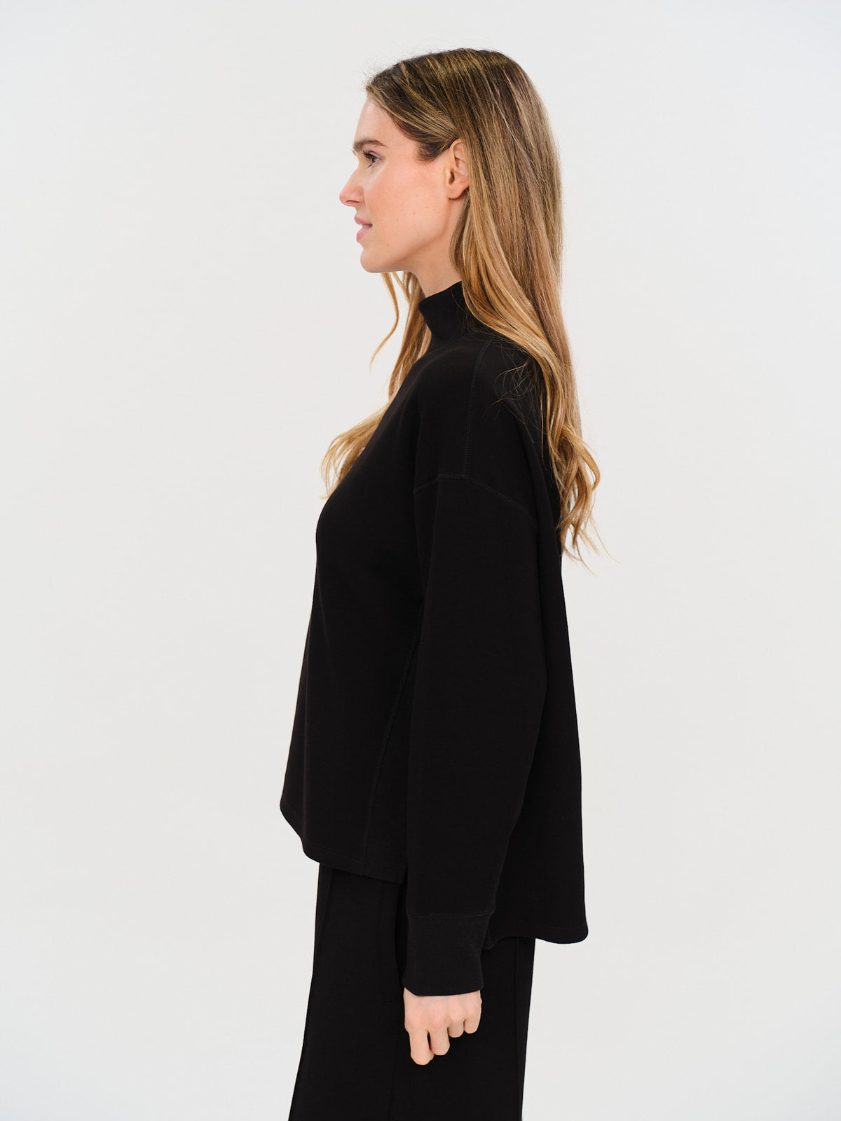 Six Fifty Scuba Mock Neck Top