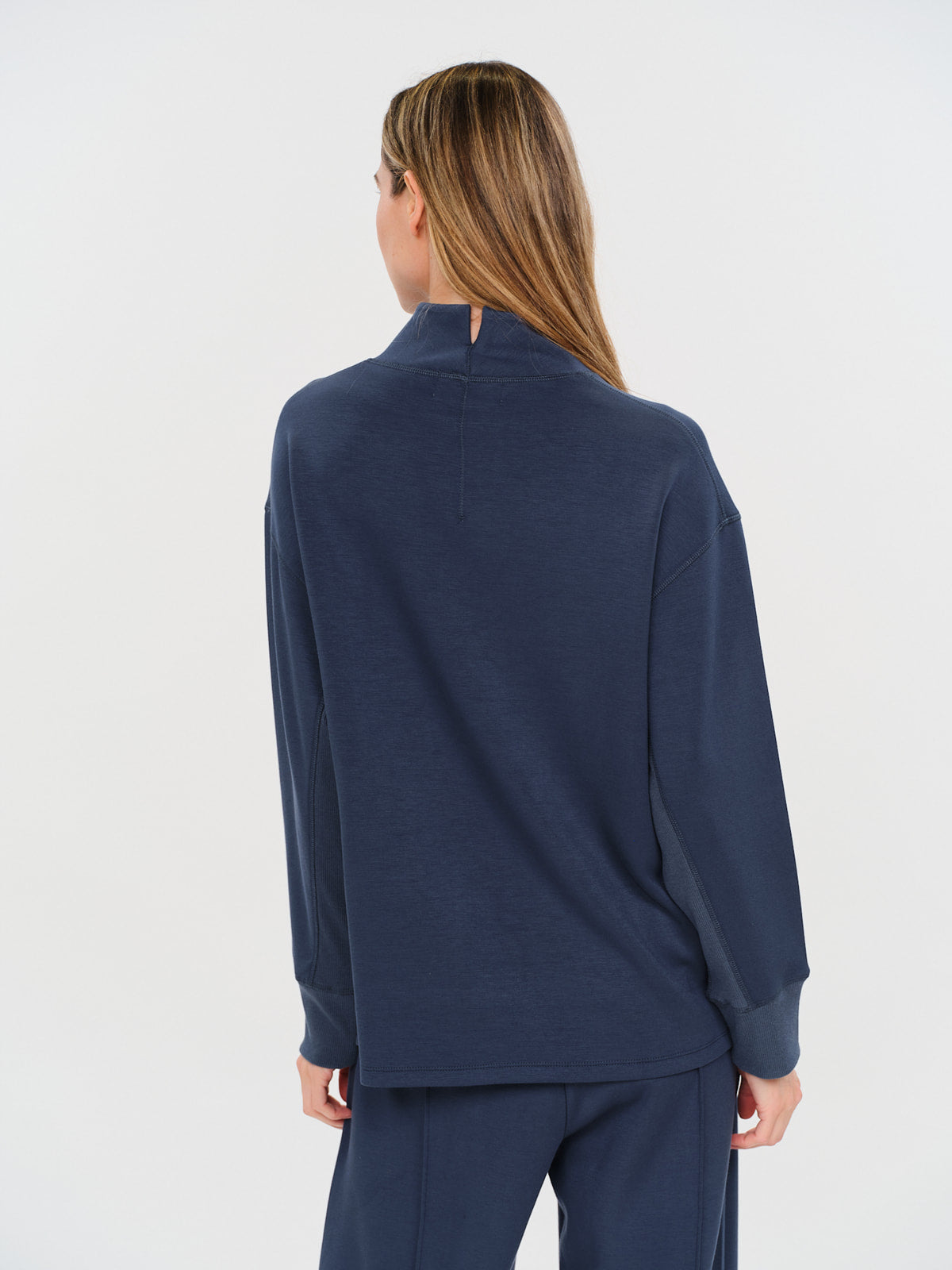 Six Fifty Scuba Mock Neck Top