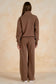 Elan Yummy 3/4 Zip Sweatshirt Top