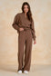 Elan Yummy 3/4 Zip Sweatshirt Top