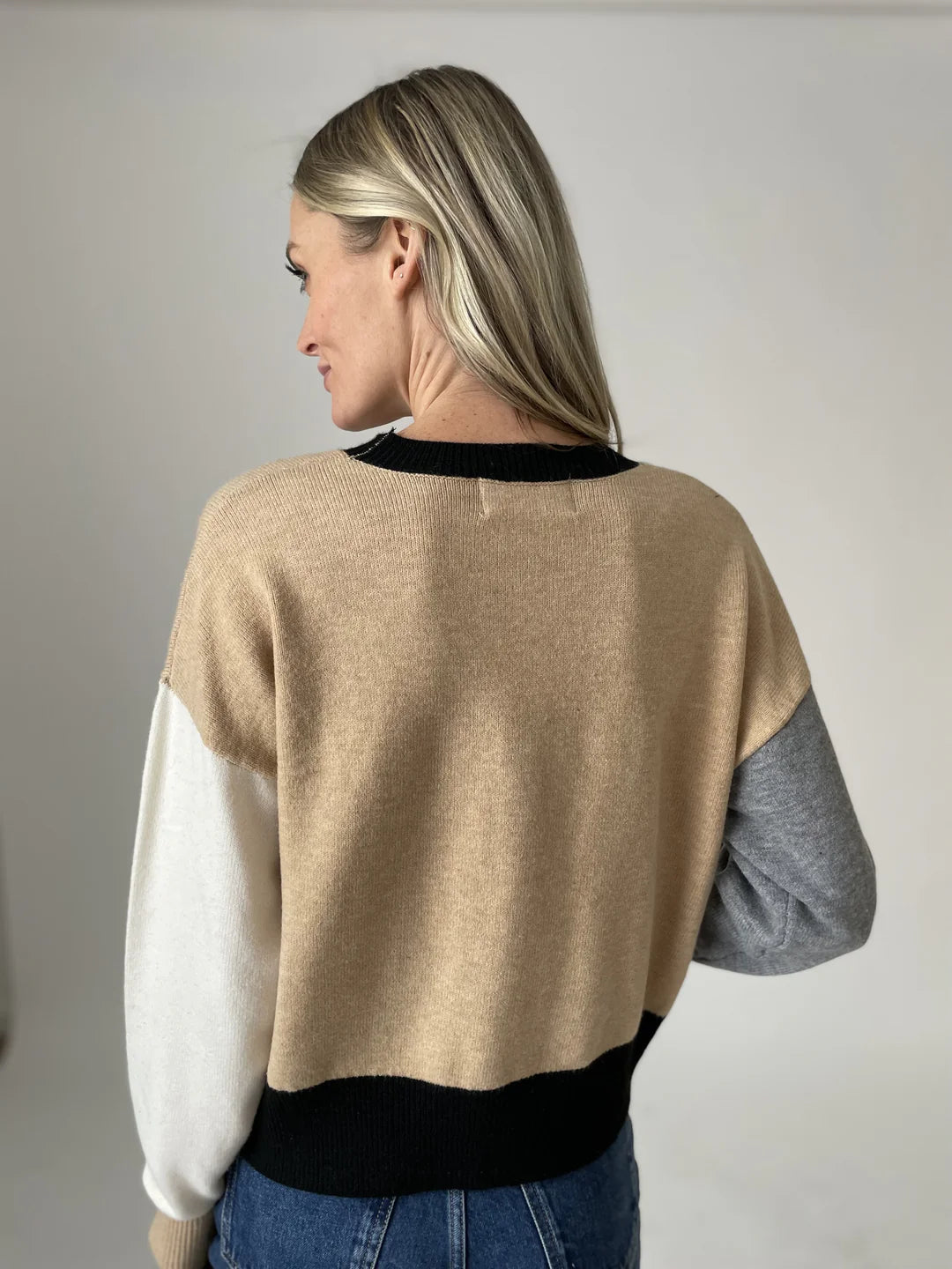 Six Fifty Preston Color Block Sweater