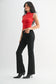 Just Black Regular Hem Bootcut Jeans