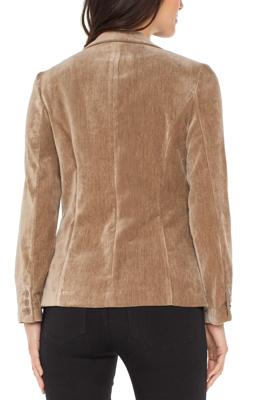 Liverpool Fitted Velvet Blazer