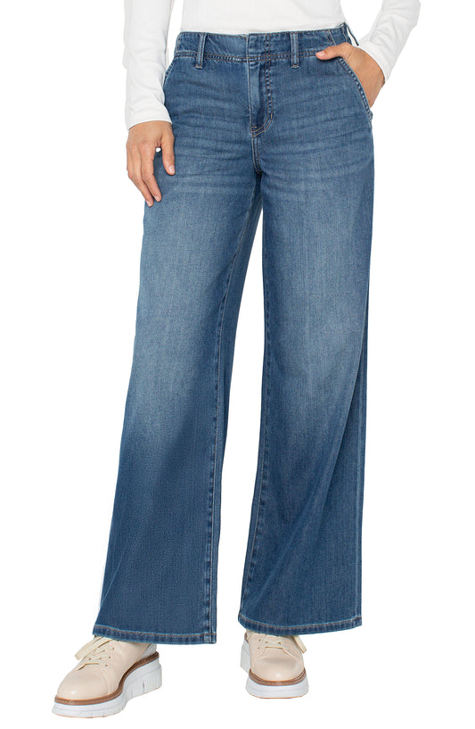 Liverpool Weekender Wide Leg Denim