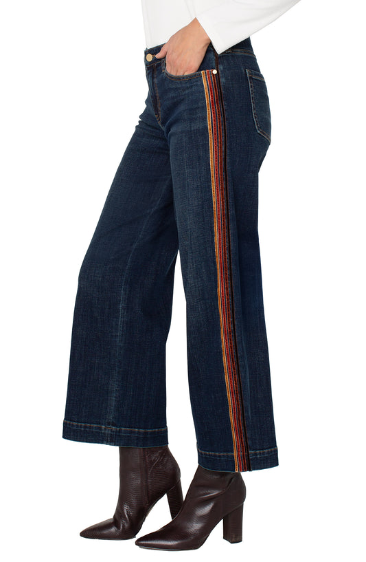 Liverpool Velvet Striped Denim