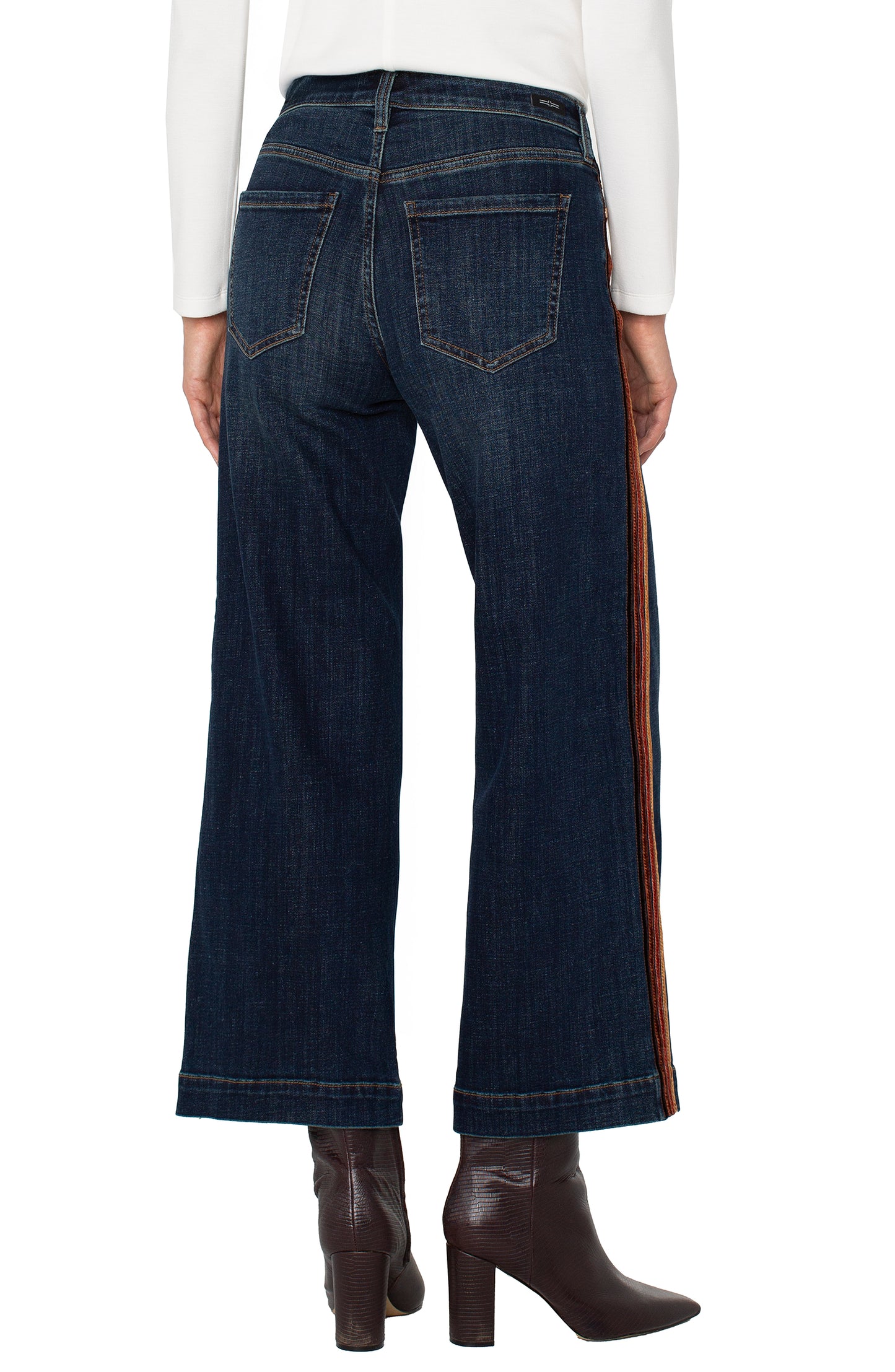 Liverpool Velvet Striped Denim
