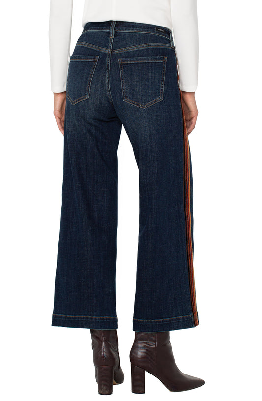 Liverpool Velvet Striped Denim
