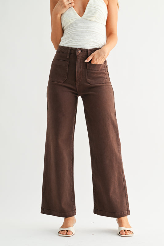 Just Black Denim Wide Leg Jeans