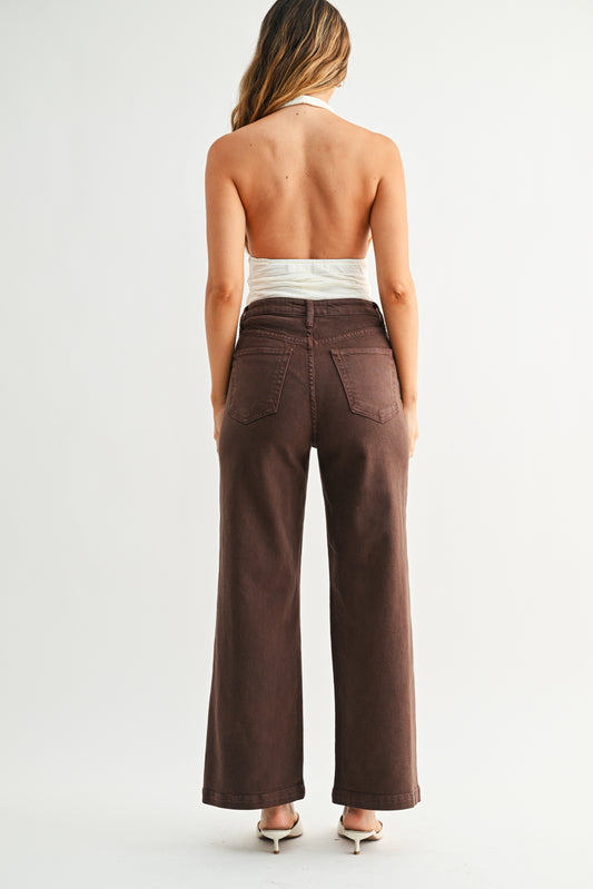 Just Black Denim Wide Leg Jeans