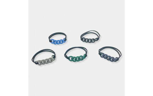 Enamel Link Hair Tie / Bracelet