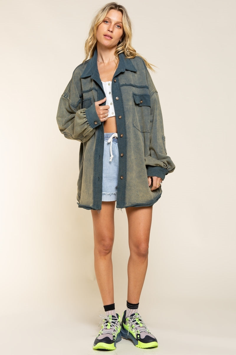 POL French Terry Favorite Oversized Jacket