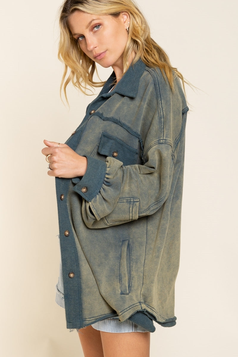 POL French Terry Favorite Oversized Jacket