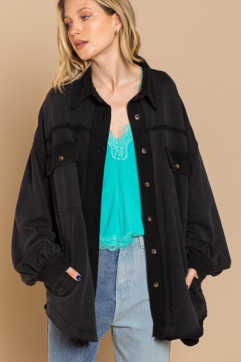 POL French Terry Favorite Oversized Jacket