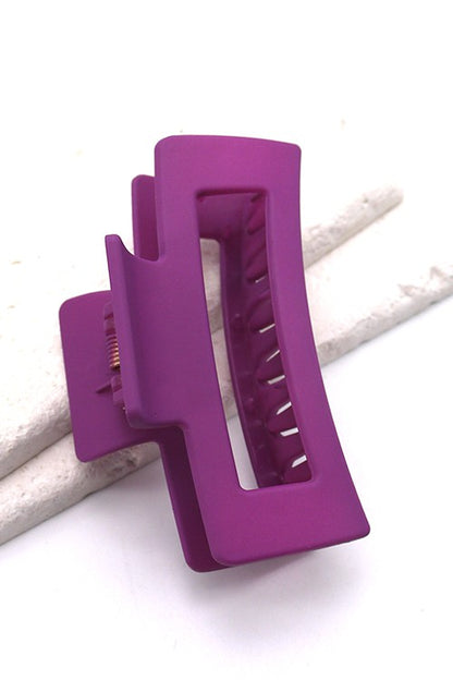 Jumbo Rectangle Hair Claw Clip