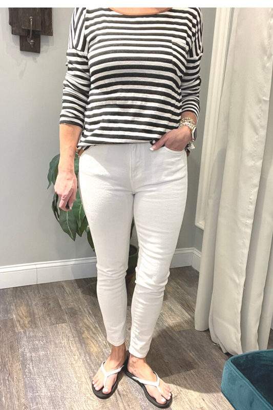 Driftwood Ghost White Jackie Jeans - SIZE 26