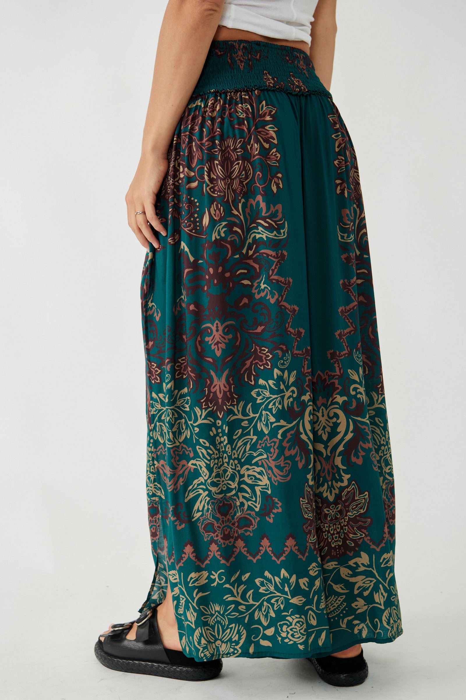 Free People Sweet Arrival Wide Leg Pants at Leaf Boutique