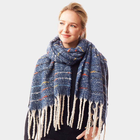 Fuzzy Oblong Cozy Scarf