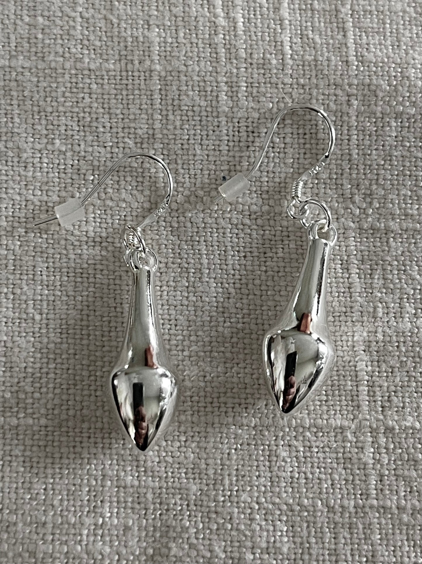 Sterling Silver Teardrop Earrings