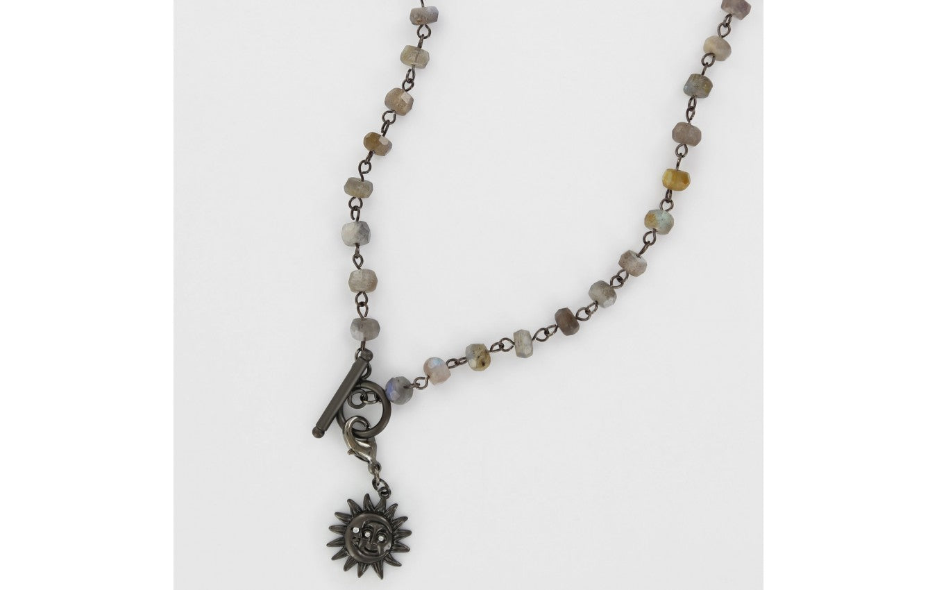 Sunny Labradorite Chain Necklace
