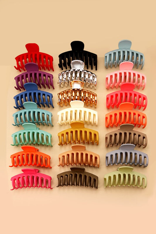 Matte Oversized Banana Clip