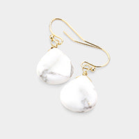 Beautiful Natural Stone Small Drop Earrings