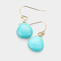Beautiful Natural Stone Small Drop Earrings