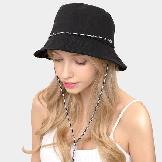 Chin String Bucket Hat