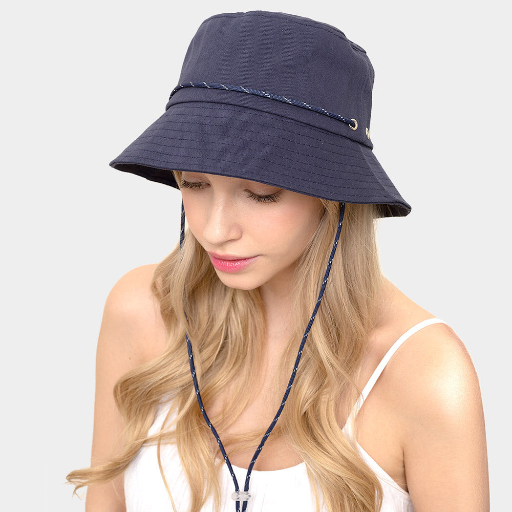 Chin String Bucket Hat