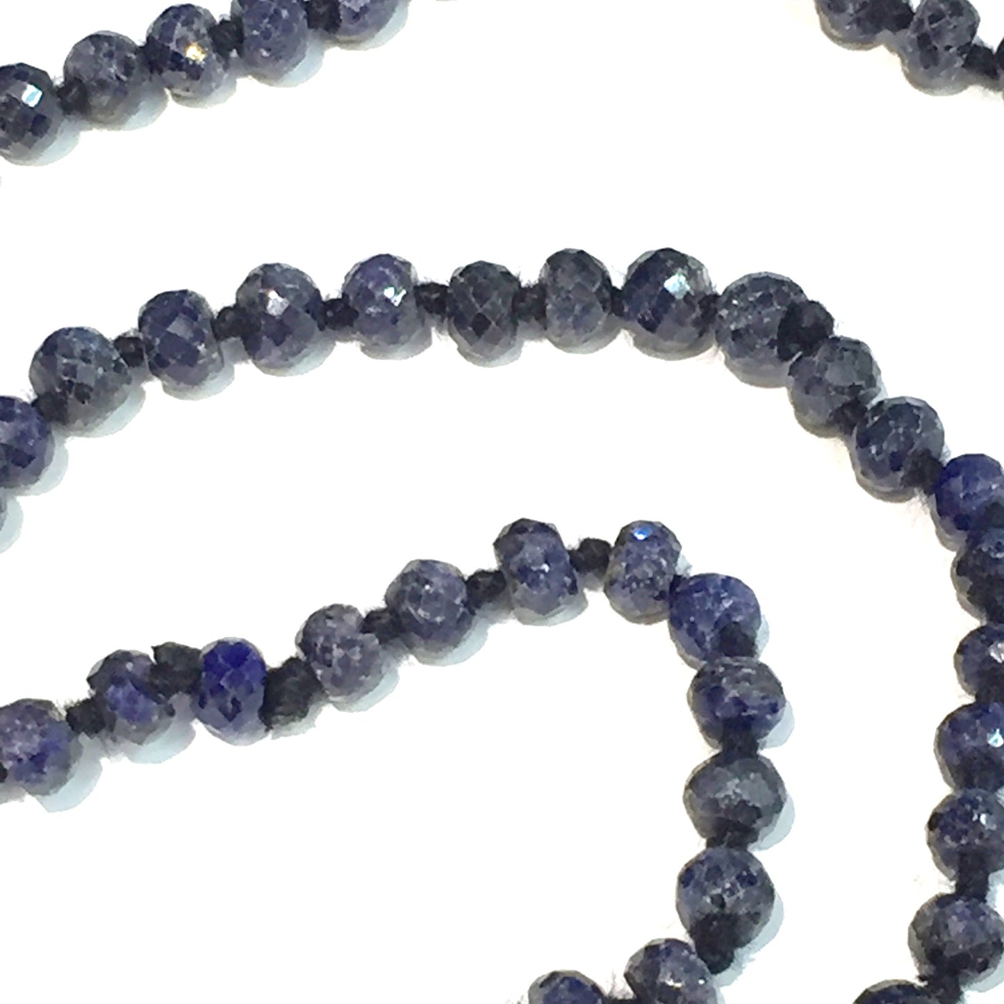 Turkish Natural Faceted Sapphire Necklace