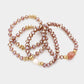Luxe Freshwater Pearl and Crystal Bracelet Set