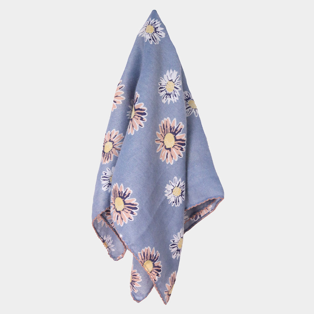 Spring Flowers Square Scarf