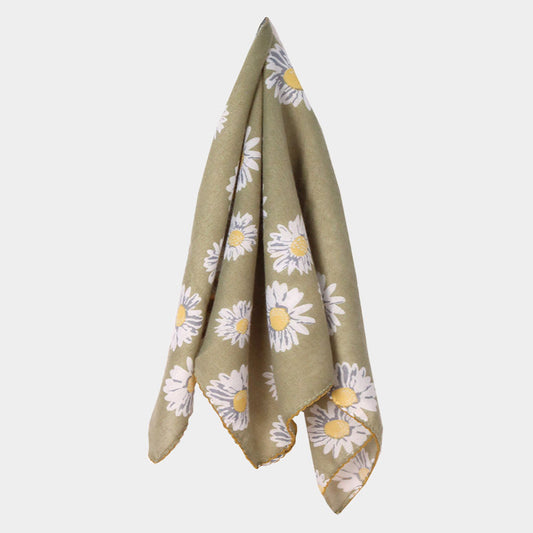 Spring Flowers Square Scarf